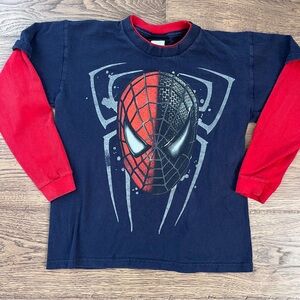Vintage Spider Man 3 Promo T-Shirt Boys Graphic Youth Size Medium Y2k